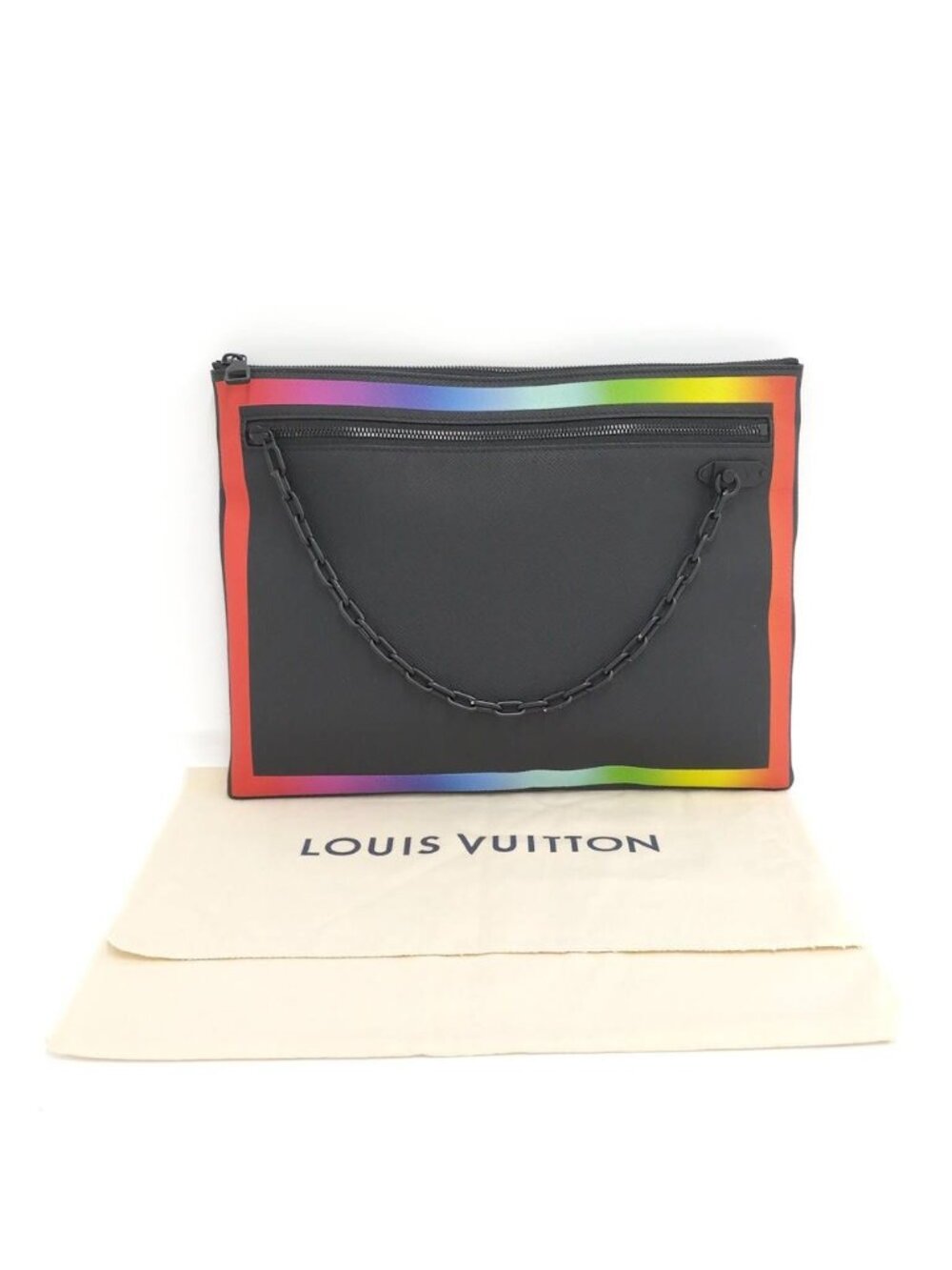 Louis Vuitton Pochette Clutch Taiga Rainbow - Picture 10 of 10